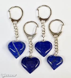 Porte-clés coeur de Lapis Lazuli